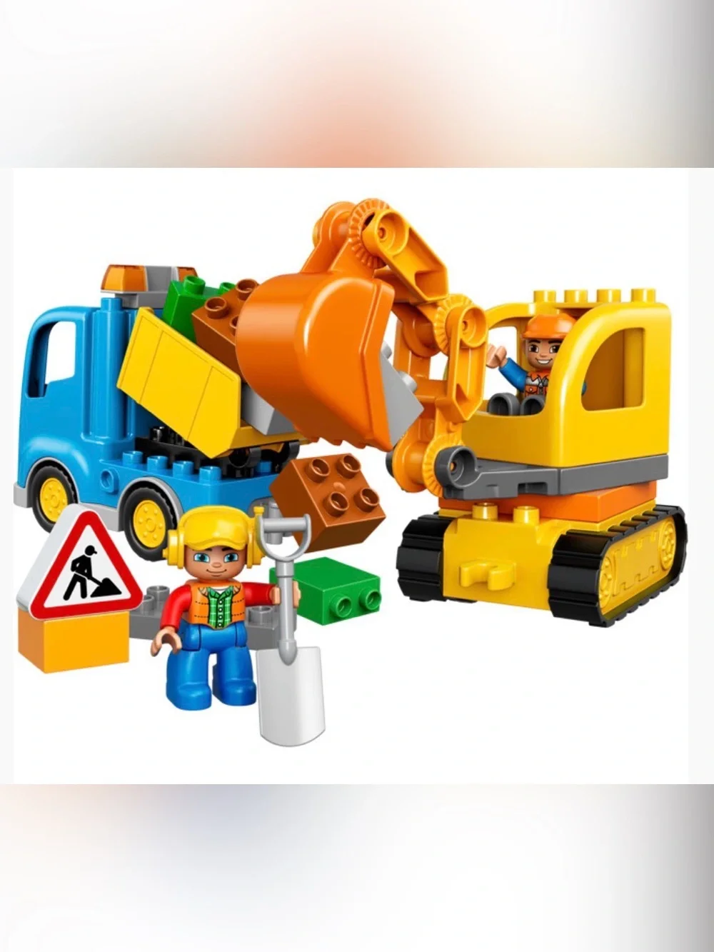 LEGO Truck & Tracked Excavator Set 10812 Duplo